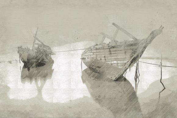 Download Old Ship Sketches Printables Pack 04 - Print Collection