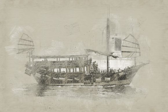 Download Old Ship Sketches Printables Pack 03 - Print Collection