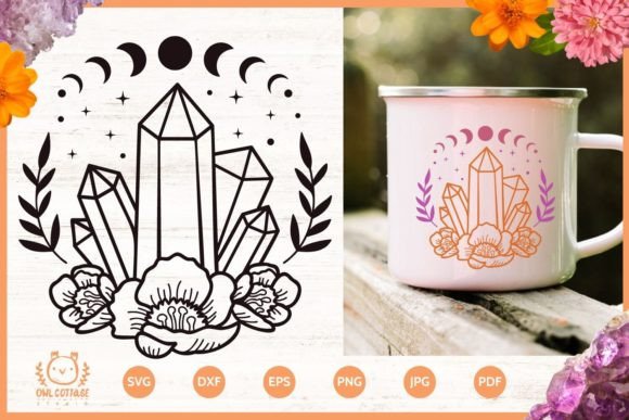 Download Crystal Tattoo Design SVG Cut File - Design Collection
