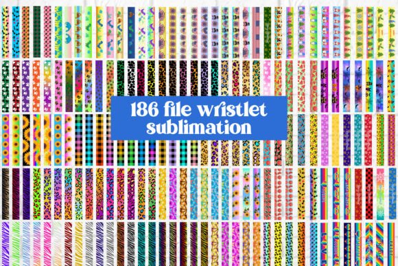 Download Wristlet Sublimation Design Bundle - Design Collection