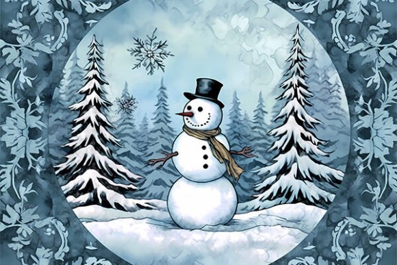 Download Snowman Winter Illustration - Premium Resources