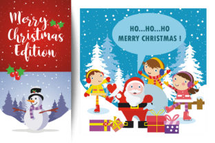 Download Christmas Winter Illustration Design Vector - Premium Bundle