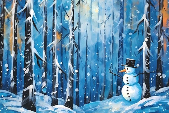 Download Snowman Winter Illustration - Premium Resources