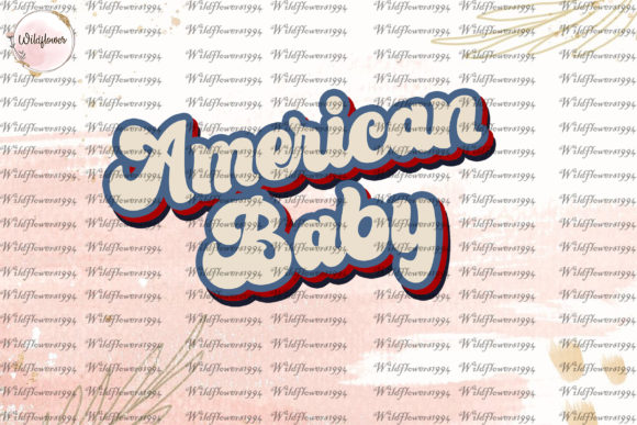 Download American Baby Sublimation Design PNG - Design Collection