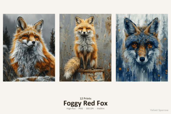 Download Foggy Red Fox - Fox Collection