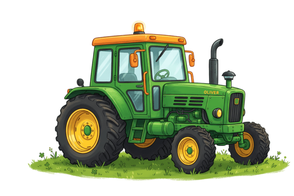 Download Farm Tractor Png |Cute Farm Clipart - Farm Collection