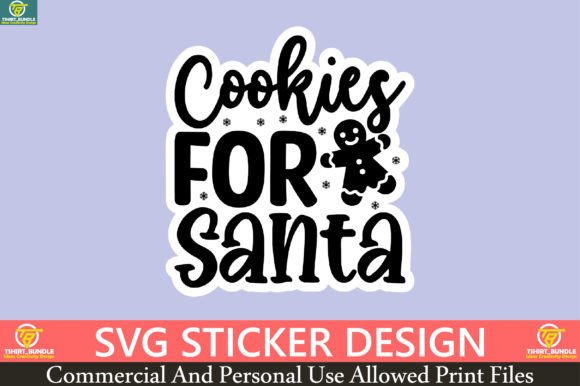 Download Cookies for Santa Sticker Design - Design Collection
