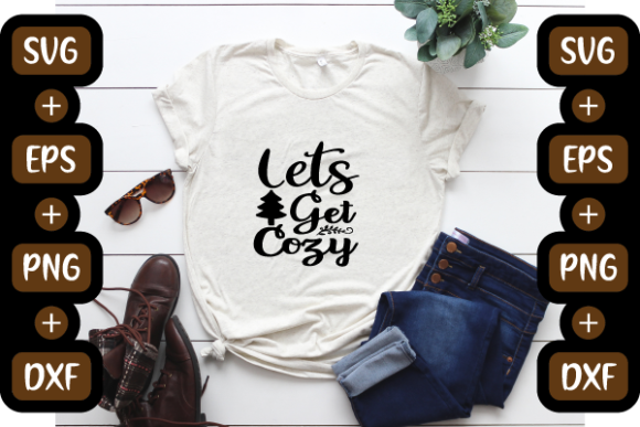 Download Lets Get Cozy Christmas Design - Design Collection