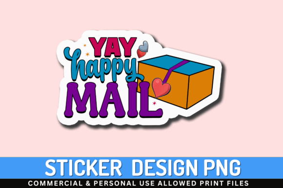 Download Yay Happy Mail Sticker Design - Design Collection