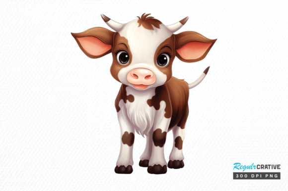 Download Watercolor Baby Farm Animal Clipart Png - Farm Collection